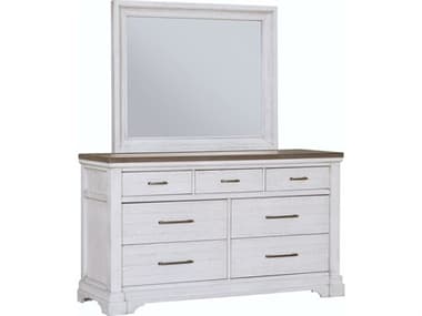 Avalon Furniture 7-Drawers Double Dresser and Mirror Set AVLB00226DSET