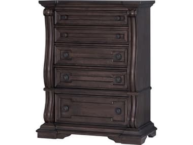 Avalon Furniture Distressed Oak Brown Hardwood Accent Chest AVLB00284CC