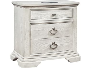 Avalon Furniture 3-Drawers Gray Rubberwood Nightstand AVLB00567TS
