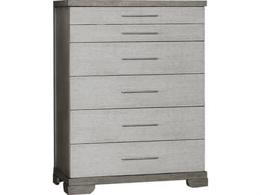 Avalon Furniture White Light Taupe Gray Oak Wood Accent Chest AVLB00913C