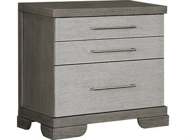 Avalon Furniture 3-Drawers Gray Rubberwood Nightstand AVLB00913TS