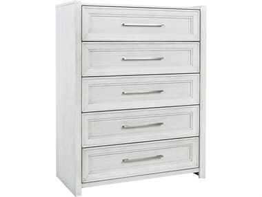Avalon Furniture Brushed White Oak Wood Accent Chest AVLB00967C