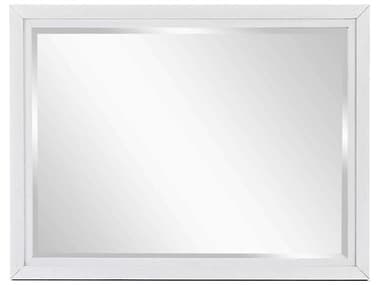 Avalon Furniture White Rectangular Dresser Mirror AVLB00967M