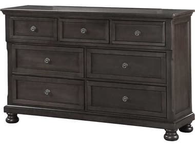 Avalon Furniture 7-Drawers Pine Wood Double Dresser AVLB01061JBD