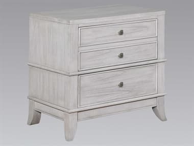 Avalon Furniture 3-Drawers Gray Poplar Wood Nightstand AVLB0191ANC