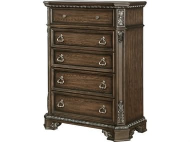 Avalon Furniture Oak Brown Wood Accent Chest AVLB01920CC