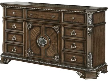 Avalon Furniture Brown Oak Wood Dresser AVLB01920DC