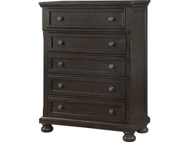 Avalon Furniture Brushed Brown Acacia Pine Wood Accent Chest AVLB02255CC