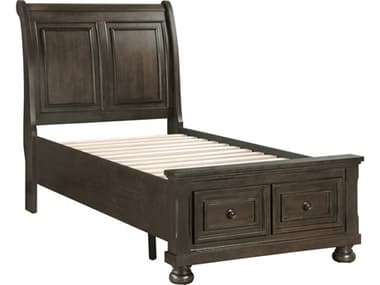 Avalon Furniture Acacia Brown Wood Twin Sleigh Bed AVLB02255JB33