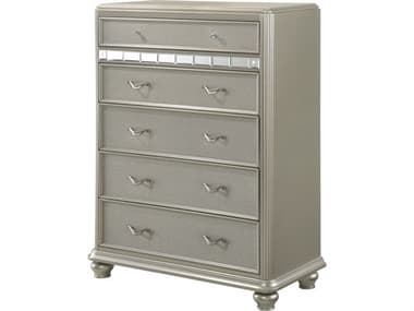 Avalon Furniture Silver Hardwood Accent Chest AVLB0846JCC