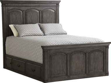 Avalon Furniture Gray Mahogany Wood Queen Panel Bed AVLB0986250
