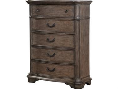 Avalon Furniture Pecan Brown Rubberwood Accent Chest AVLB1495JC