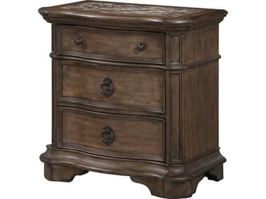 Avalon Furniture 3-Drawers Brown Nightstand AVLB1495JN