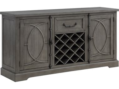 Avalon Furniture 72" Pine Wood Gray Sideboard AVLD00118S