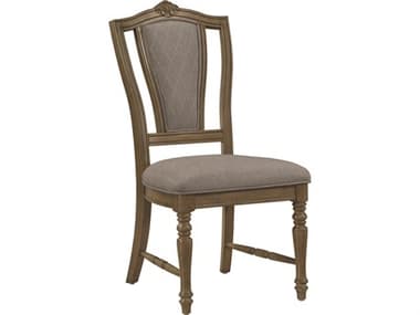 Avalon Furniture Birch Wood Brown Upholstered Armless Dining Chair AVLD01495DC
