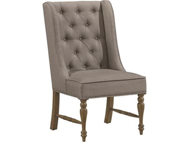 Avalon Furniture Rubberwood Brown Upholstered Armless Dining Chair AVLD01495HC