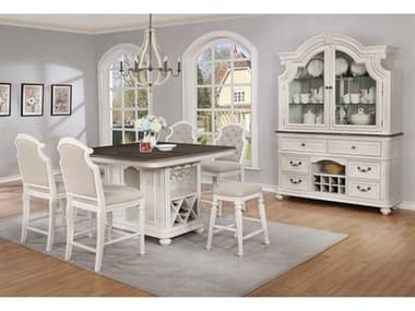 Avalon Furniture Rubberwood Counter Dining Room Set AVLD0162NDINSET2