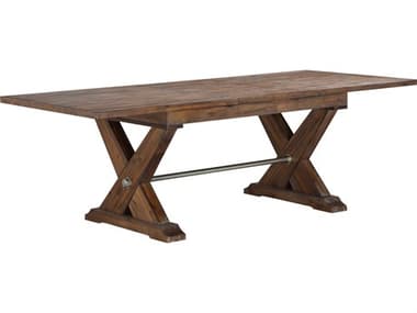 Avalon Furniture Rectangular Wood Rustic Acacia Dining Table AVLD0526NDT
