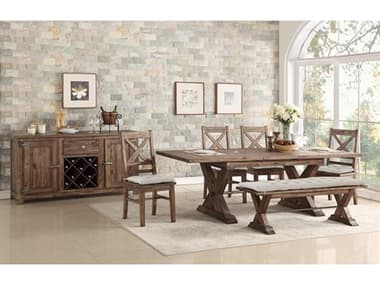 Avalon Furniture Acacia Wood Counter Dining Room Set AVLD0526NDINSET