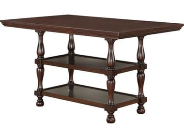 Avalon Furniture Rectangular Wood Brown Cherry Dining Table AVLD0961TGT
