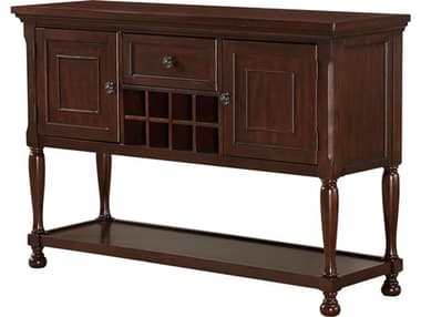 Avalon Furniture 56" Rubberwood Brown Cherry Sideboard AVLD0961TSB