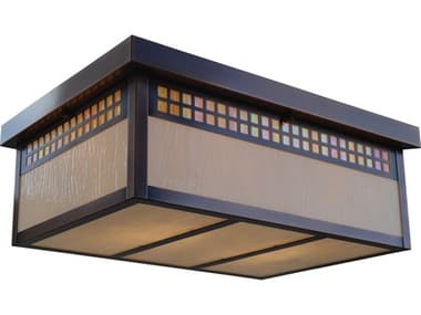Arroyo Craftsman Glasgow 2-light 18'' Wide Outdoor Ceiling Light AYGCM18