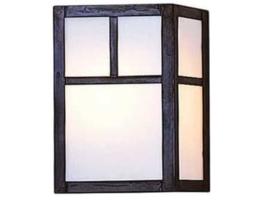 Arroyo Craftsman Mission 7" Tall 1-Light Brown Glass Wall Sconce AYMS8