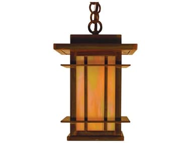 Arroyo Craftsman Oak Park 1 - Light Lantern Mini Pendant AYOPH7