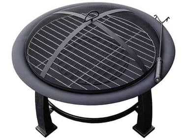 AZ Patio Heaters 30'' Wood Burning Firepit With Cooking Grate AZFT235