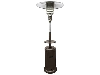 AZ Patio Heater 87 Tall Hammered Bronze with Table AZHLDS01CG