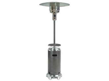 AZ 87 Tall Stainless Steel with Hammered Silver Outdoor Propane Heater AZHLDS01SSHST
