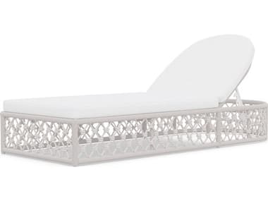Azzurro Living Amelia Sand All-Weather Rope Chaise Lounge with Cloud Cushion AZZAMER06L1CU