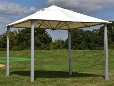 Bambrella Alize Aluminum 11 Foot Square Pavilion without Privacy B13.4MSQHACO