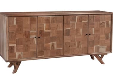 Bassett Mirror 72" Mango Wood Brown Jarvis Sideboard BA2548DR576