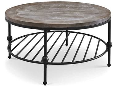 Bassett Mirror Emery Silver Pine 36'' Wide Round Coffee Table BA3195LR120EC