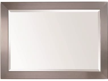 Bassett Mirror Thoroughly Modern Stainless 41'' Rectangular Wall Mirror BA633071814EC