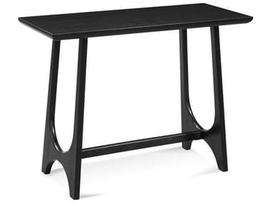Bassett Mirror Dunnigan 42" Rectangular Wood Black Console Table BA7049LR400