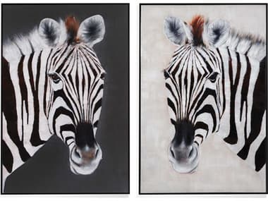 Bassett Mirror Zebra Positive and Negative Wall Art BA7300592EC