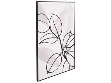 Bassett Mirror 32.0"D Black Harmony I Canvas Art BA7300989