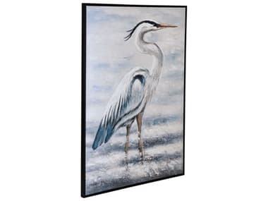 Bassett Mirror 36.0"D Blue Hunting Canvas Art BA7301015