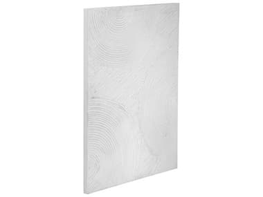 Bassett Mirror 1.13" White Elton Wall Art BA7500792