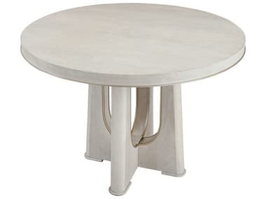 Bassett Mirror Karina 42" Round Wood Washed Blonke Oak Dining Table BA9035DR700