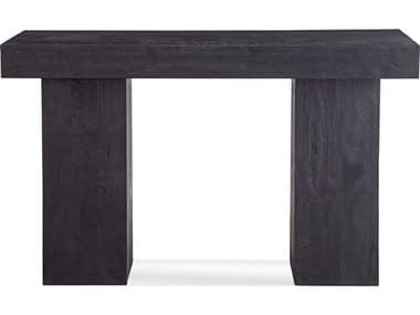 Bassett Mirror Padula 48&quot; Rectangular Wood Dusty Black Consolee Table BA9410LR400EC