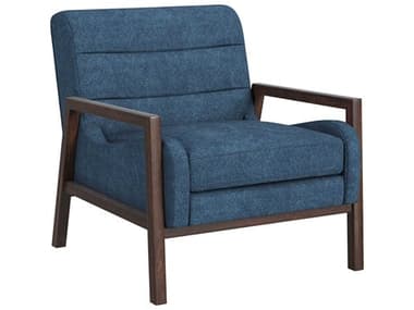 Bassett Mirror Burton 31" Blue Fabric Accent Chair BA9485LR805
