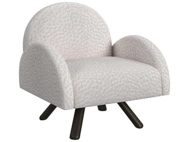 Bassett Mirror Myrtle 32" White Fabric Accent Chair BA9601LR805