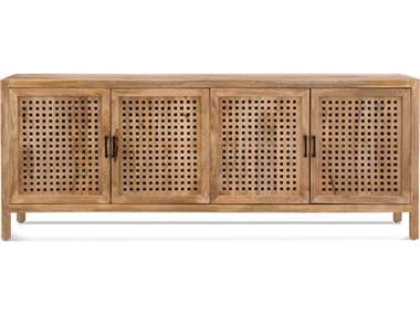 Bassett Mirror Pentak 76'' Mango Wood Natural Sideboard BA9870DR576EC