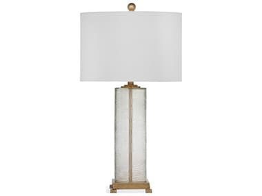 Bassett Mirror Maroa Gold White Table Lamp BAL3001TEC