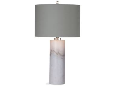 Bassett Mirror Raywick White Marble Gray Buffet Lamp BAL3129TEC