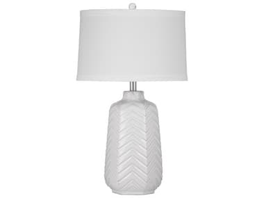 Bassett Mirror Thoroughly Modern Dalia White Table Lamp BAL3303TEC