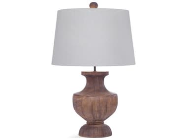 Bassett Mirror Stella Distressed Brown Table Lamp BAL3347TEC